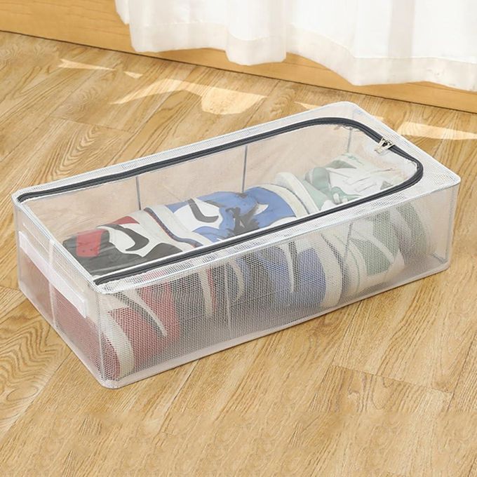 Boîtes de Rangement Pliables et Transparentes pour Chaussures