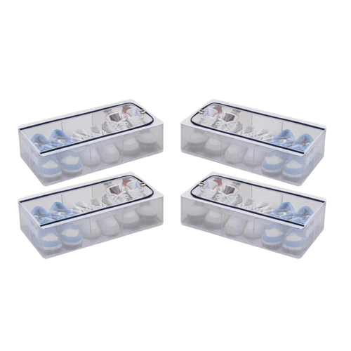Boîtes de Rangement Pliables et Transparentes pour Chaussures